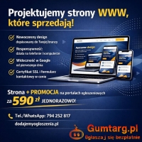 Własna strona WWW od 590 zł - profesjonalnie, bez przepłacania