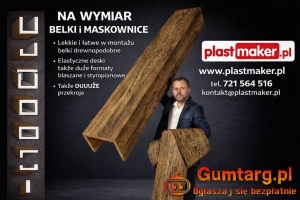 MASKOWNICE na wymiar - belki dekoracyjne DREWNOPODOBNE