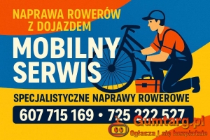 Naprawa rowerów z dojazdem Konstancin Warszawa Józefosław i okolice