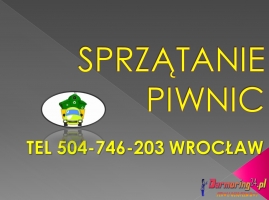 Sprzątanie strychu, garażu, cena tel 504-746-203, Wrocław, wywóz, opr