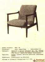2 Fotele GFM-64 z 1965 r. (typ pm-0/300-188 Var) odrestaurowane