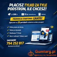 Strona internetowa od 590 zł - płacisz za tyle podstron, ile potrzebuj