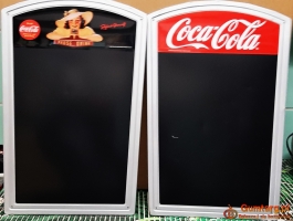 Sprzedam Kolekcjonerskie 2 Tablice Coca Cola Menu naścienne