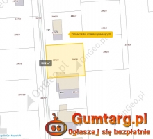 Działka budowlana (1000m2) MEDIA (Łozina)