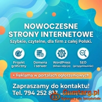 Projektowanie stron WWW + reklama w portalach ogłoszeniowych