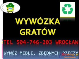 Wywóz odpadów z remontu, tel 504-746-203, sprzątanie , Wrocław, cena,