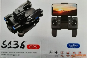 Dobrej Klasy- DRON GPS EPS UAV S 136 4K Full HD  4K Idealnie Nowy