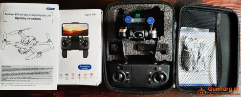 Dobrej Klasy- DRON GPS EPS UAV S 136 4K Full HD  4K Idealnie Nowy