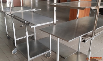 Okazyjnie Polecam Mocne Regały Aluminiowe 5 Kpl. Prod. Dania