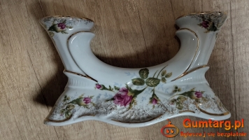 Świecznik IWONA Porcelana Chodzież 2 punkty świecenia