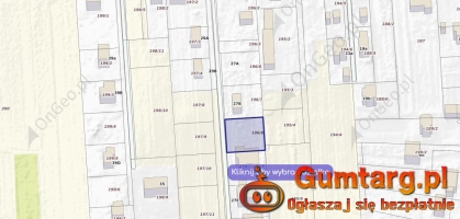 Działka budowlana (1000m2) MEDIA (Łozina)