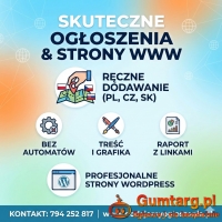 Projektowanie stron WWW + reklama w portalach ogłoszeniowych