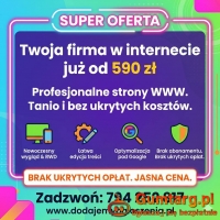 Strona internetowa już od 590 zł - BEZ PRZEPŁACANIA!