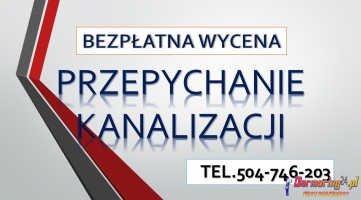 Przepychanie, Toalety, cena, tel. 504-746-203. Odblokowanie odpływu