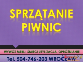 Sprzątanie strychu, garażu, cena tel 504-746-203, Wrocław, wywóz, opr