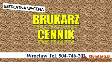 Ułożenie kostki brukowej, cena Wrocław, tel. 504-746-203.  układanie
