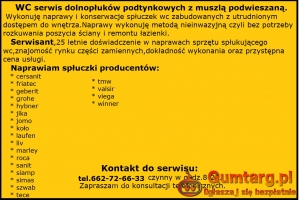 Geberit,serwis wc spłuczek podtynkowych.