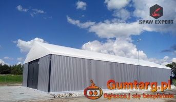 Hale namiotowe / magazynowe / produkcyjne solidne konstrukcje stalowe