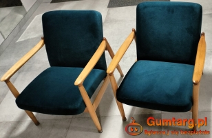 2 Fotele GFM-64 z 1965 r. (typ pm-0/300-188 Var) odrestaurowane