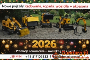JSB MINI ŁADOWARKA - JSB MINI KOPARKA - JSB MINI WOZIDŁO - NOWE