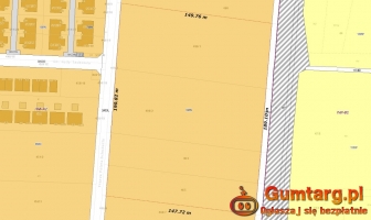 Działka Budowlana (29653 m2) pod bliźniaki MEDIA (Iwiny)