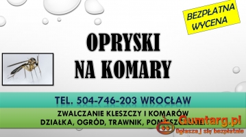 Zwalczanie kleszczy, Wrocław, cennik, tel. 504-746-203, na działce