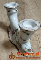 Świecznik IWONA Porcelana Chodzież 2 punkty świecenia