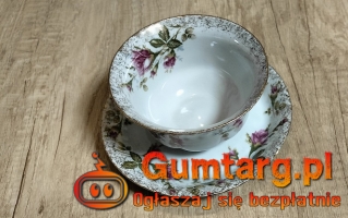 Flaczarka 300ml i talerzyk IWONA Porcelana Chodzież miseczka talerzyk