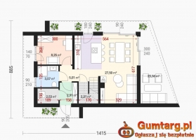5pok, 98met Dom pod lasem TARAS/BALKON/2026 (Zielona Góra)