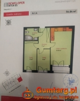 3pok 55met, Okolice Daszyńskiego BALKON/WINDA/2015 (Wrocław)