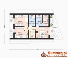 5pok, 98met Dom pod lasem TARAS/BALKON/2026 (Zielona Góra)