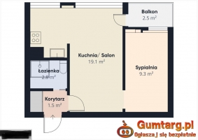2pok, 35met, Okolice Borowskiej BALKON/PIWNICA/WINDA (Wrocław)