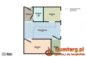 2pok, 36met, okolice Królewskiej BALKON/PIWNICA (Wrocław)