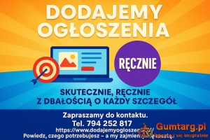 Zareklamuj się w całej Polsce lub lokalnie - ogłoszenia na setkach por