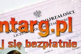 Matura z wpisem Kupię maturę z wpisem