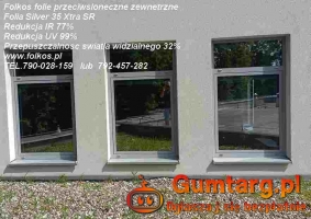 Silver 35 Xtra SR -Folia przeciwsłoneczna zewnętrzna z redukcją IR 77%