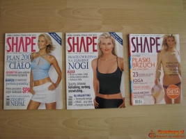 Shape nr 1-3, 2004 rok - magazyn - uroda, zdrowie, fitness, styl życia