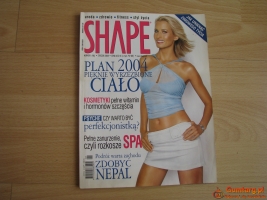 Shape nr 1-3, 2004 rok - magazyn - uroda, zdrowie, fitness, styl życia