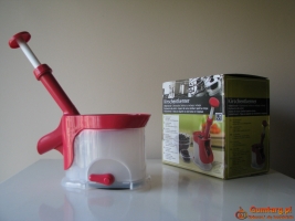 Dobrej jakości, drylownica z przyssawką do wiśni, oliwek, czereśni