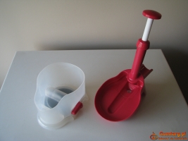 Dobrej jakości, drylownica z przyssawką do wiśni, oliwek, czereśni