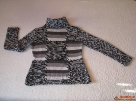 Sweterek, golf - elegancko-sportowy, rozm. M