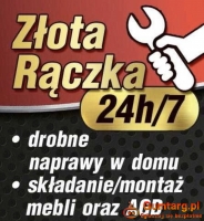 Złota Rączka/Montaż Mebli/Elektryk/Hydraulik/Transport