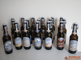 Butelki z pałąkiem po piwie – czyste, bez etykiet porcelanowy korek