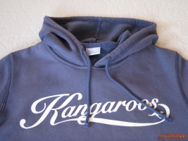 Kangaroos granatowa bluza kangurka wciągana z kapturem z logo, rozm. M