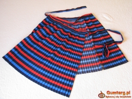 Spódnica plisowana, wiązana jak fartuszek uniwersalny rozmiar XS - XL