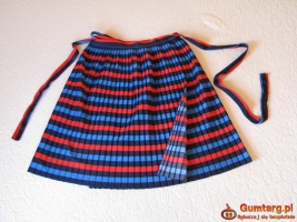 Spódnica plisowana, wiązana jak fartuszek uniwersalny rozmiar XS - XL