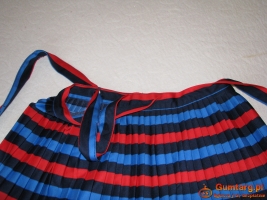 Spódnica plisowana, wiązana jak fartuszek uniwersalny rozmiar XS - XL