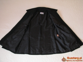 Czarny, klasyczny żakiet na zamek, marynarka, blezer, rozm. 42 / XL