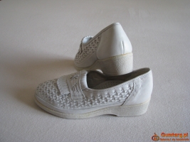 Wygodne buty damskie, rozm. 37,5 skóra naturalna, tęgość H