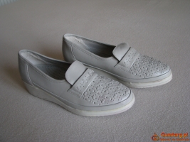 Wygodne buty damskie, rozm. 38 skóra naturalna